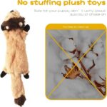 Dog Squeak Toys, No Stuffing Plush Dogs Chew Toy Bundle for Small Medium Large B... - Image 6