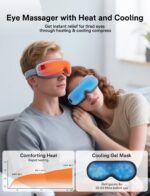 Eye Massager with Heat and Cooling, Fathers Day Dad Gifts for Husband Men, Heate... - Image 3