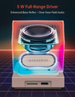 Divoom MiniToo Retro PC-Style Computer Speaker, Smart Pixel Screen with DIY Face... - Image 5