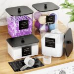 4 Pack Laundry Pods Container, Clear Laundry Room Organization Containers Essent... - Image 9