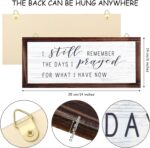 I Still Remember the Days I Prayed for What I Have Now Rustic Hanging Wood Wall ... - Image 5