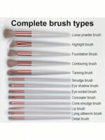 13Pcs Makeup Brush Set Soft Fluffy Professional Cosmetic Foundation Powder Eyesh... - Image 7