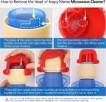 Abnaok Microwave Cleaner, 2 PCS Angry Mama Microwave Cleaner Microwave Oven Stea... - Image 7