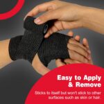 AZEN 20 Pack Self Adhesive Bandage Wrap Black, Black Athletic Tape, Vet Wrap, Ta... - Image 5