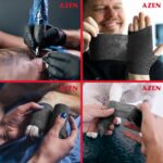 AZEN 20 Pack Self Adhesive Bandage Wrap Black, Black Athletic Tape, Vet Wrap, Ta... - Image 8