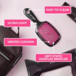 FHI Heat UNbrush Detangling Brush for Pain-Free Brushing on All Wet or Dry Hair ... - Image 7