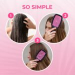 FHI Heat UNbrush Detangling Brush for Pain-Free Brushing on All Wet or Dry Hair ... - Image 9