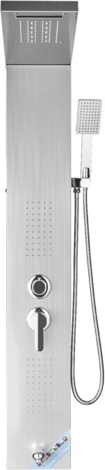 VEVOR Shower Panel System, 5 Shower Modes, LED Shower Panel Tower, Rainfall, Wat... - Image 10