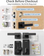 Philips WiFi Keypad Door Lock with Handle, Built-in WiFi, APP Remote Control, Vo... - Image 10