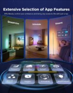 Govee RGBIC Floor Lamp Basic, 1000lm LED Corner Lamp Compatible with SmartThings... - Image 6