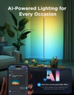 Govee RGBIC Floor Lamp Basic, 1000lm LED Corner Lamp Compatible with SmartThings... - Image 8