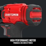 CRAFTSMAN V20 Cordless Drill/Driver Kit, 1/2 inch, Battery and Charger Included ... - Image 5