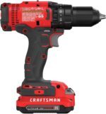 CRAFTSMAN V20 Cordless Drill/Driver Kit, 1/2 inch, Battery and Charger Included ... - Image 9