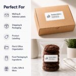 (2" x 4") 30 Sheets, Printable White Sticker Labels, Laser/Inkjet Printing - Mat... - Image 5