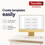(2" x 4") 30 Sheets, Printable White Sticker Labels, Laser/Inkjet Printing - Mat... - Image 8