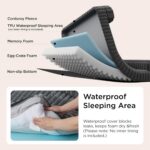 Bedsure ComfyFleece Orthopedic Dog Bed for Medium Dogs, Waterproof Memory Foam ... - Image 5