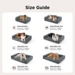 Bedsure ComfyFleece Orthopedic Dog Bed for Medium Dogs, Waterproof Memory Foam ... - Image 7