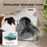 Bedsure ComfyFleece Orthopedic Dog Bed for Medium Dogs, Waterproof Memory Foam ... - Image 8