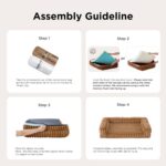 Bedsure ComfyFleece Orthopedic Dog Bed for Medium Dogs, Waterproof Memory Foam ... - Image 10