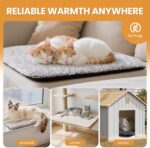 Self Warming Cat Bed Self Heating Cat Dog Mat 24 x 18 inch Extra Warm Thermal Pe... - Image 7