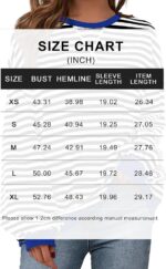 PRETTYGARDEN Womens Striped Oversized Sweatshirt Color Block Crew Neck Long Slee... - Image 8