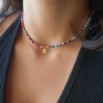 Yoosteel Colorful Initial Necklaces for Girls Kids - Cute Beaded Initial Necklac... - Image 3