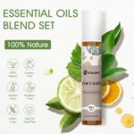 Essential Oils Roll On Set - (Relax, Sleep, Breathe, Focus on) Aromatherapy Oil ... - Image 3