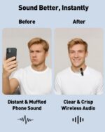 USB C Lavalier Microphone Wireless Mini Mic for Type-C Android Phone/Tablet/PC V... - Image 3