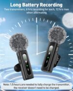 USB C Lavalier Microphone Wireless Mini Mic for Type-C Android Phone/Tablet/PC V... - Image 7
