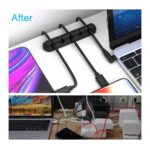 INCHOR Cord Organizer, Cable Clips Cord Holder, Cable Management USB Cable Power... - Image 3