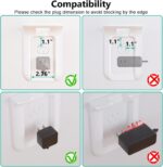 WALI Outlet Shelf Wall Holder, Bathroom Shelf up to 10lbs Standard Vertical Dupl... - Image 6