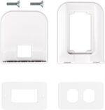 WALI Outlet Shelf Wall Holder, Bathroom Shelf up to 10lbs Standard Vertical Dupl... - Image 10