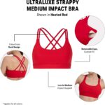 YITTY Active Women's Ultraluxe Strappy Medium Impact Bra, Athleisure, 4-Way-Stre... - Image 9