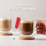 Mini & Mighty Milk Frother Wand – Powerful Handheld Coffee Frother, Battery Oper... - Image 9