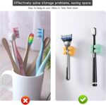 iBetterLife Self-adhesive Silicone Hook Holders - 5Pcs Mounted to Wall for Clipp... - Image 7