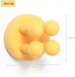 iBetterLife Self-adhesive Silicone Hook Holders - 5Pcs Mounted to Wall for Clipp... - Image 8