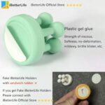iBetterLife Self-adhesive Silicone Hook Holders - 5Pcs Mounted to Wall for Clipp... - Image 9