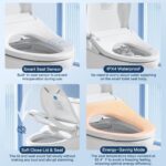 Smart Bidet Toilet Seat with Remote, Adjustable Heated Seat&Air Dryer, Endless I... - Image 7