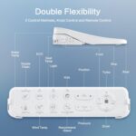 Smart Bidet Toilet Seat with Remote, Adjustable Heated Seat&Air Dryer, Endless I... - Image 8
