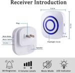 BESTOONE Motion Sensor Alarm, Long Range Wireless Driveway Alarm, Indoor Home Se... - Image 3