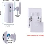 BESTOONE Motion Sensor Alarm, Long Range Wireless Driveway Alarm, Indoor Home Se... - Image 4