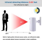 BESTOONE Motion Sensor Alarm, Long Range Wireless Driveway Alarm, Indoor Home Se... - Image 5