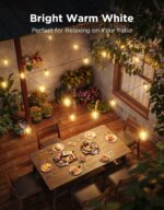 Govee Clear Bulb Outdoor String Lights 144ft, RGBWIC Smart Outdoor Lights with 4... - Image 7