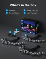 Govee Clear Bulb Outdoor String Lights 144ft, RGBWIC Smart Outdoor Lights with 4... - Image 10
