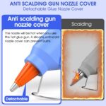 Assark 30W Mini Hot Glue Gun Kit with 30 Glue Sticks, Fast Preheating Hot Melt, ... - Image 4