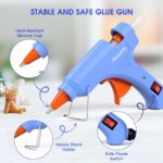 Assark 30W Mini Hot Glue Gun Kit with 30 Glue Sticks, Fast Preheating Hot Melt, ... - Image 5
