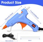 Assark 30W Mini Hot Glue Gun Kit with 30 Glue Sticks, Fast Preheating Hot Melt, ... - Image 8