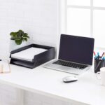 Amazon Basics Rectangular Plastic Desk Organizer, letter size Tray, 2-Pack, 9.7 ... - Image 6