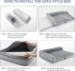 BFPETHOME Orthopedic Dog Beds for Large Dogs-Waterproof Sofa Dog Bed with Remova... - Image 5