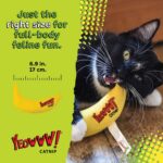 Yeowww! Catnip Chi-CAT-a Banana Toy for Cats - 7 Inches - Durable Cotton Twill -... - Image 8